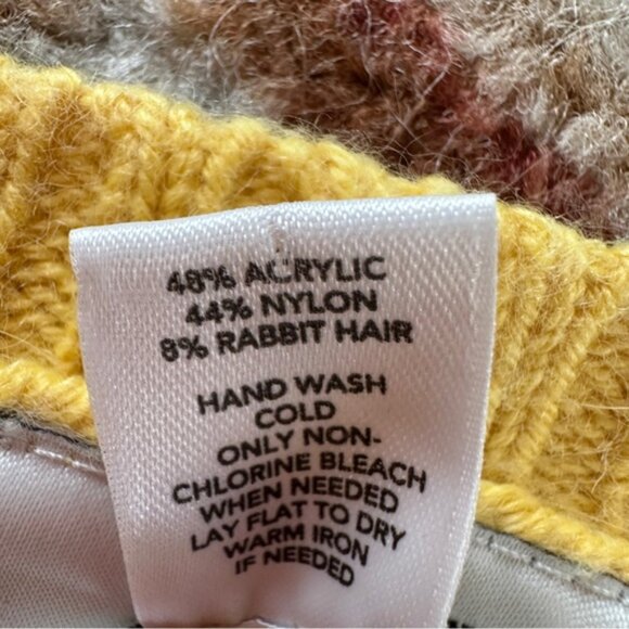 Ann Taylor LOFT Cable Knit V-Neck Sweater - Preppy Cozy Classic - M - Picture 4 of 6